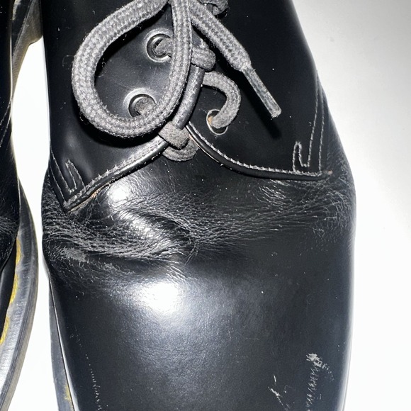 Dr. Doc Martens Mens US 9 Womens US 10 Oxford Smooth Leather Shoes Laces *Flaws* - Picture 13 of 16